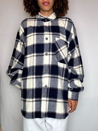 Chemise à carraux en flanelle L  vintage