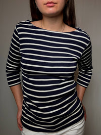 Pull marinière S vintage
