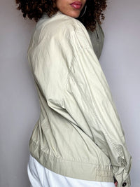 Vintage beigefarbene, leichte Jacke, Größe L/XL