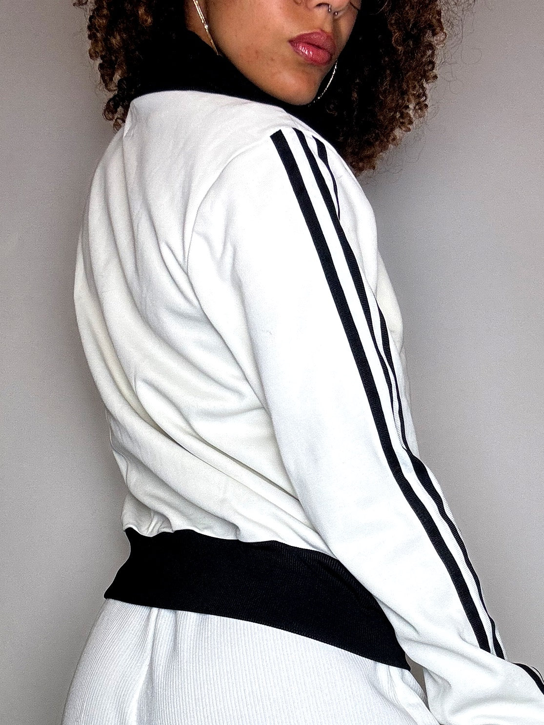 Jacket de sport blanche ADIDAS S/M vintage