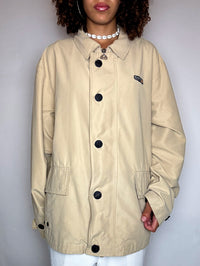 ELLESSE Vintage-beige, leichte Jacke, Größe L