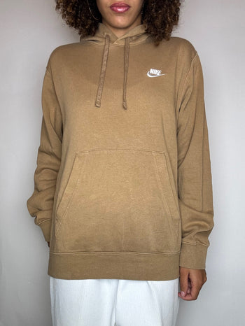 Sweat à capuche camel NIKE XS/S vintage