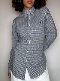 Chemise à carreaux RALPH LAUREN S Vintage