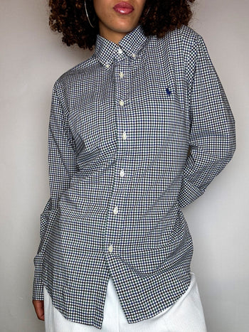 Chemise à carreaux RALPH LAUREN S Vintage