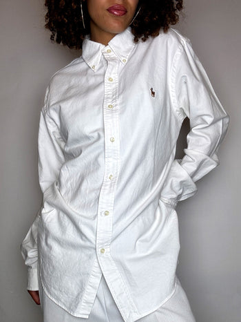 Chemise blanche RALPH LAUREN M Vintage
