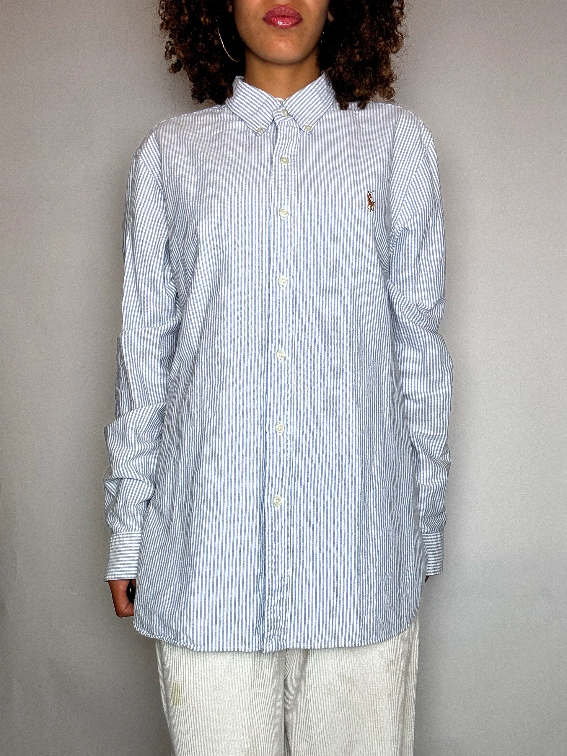 Chemise rayée RALPH LAUREN L vintage