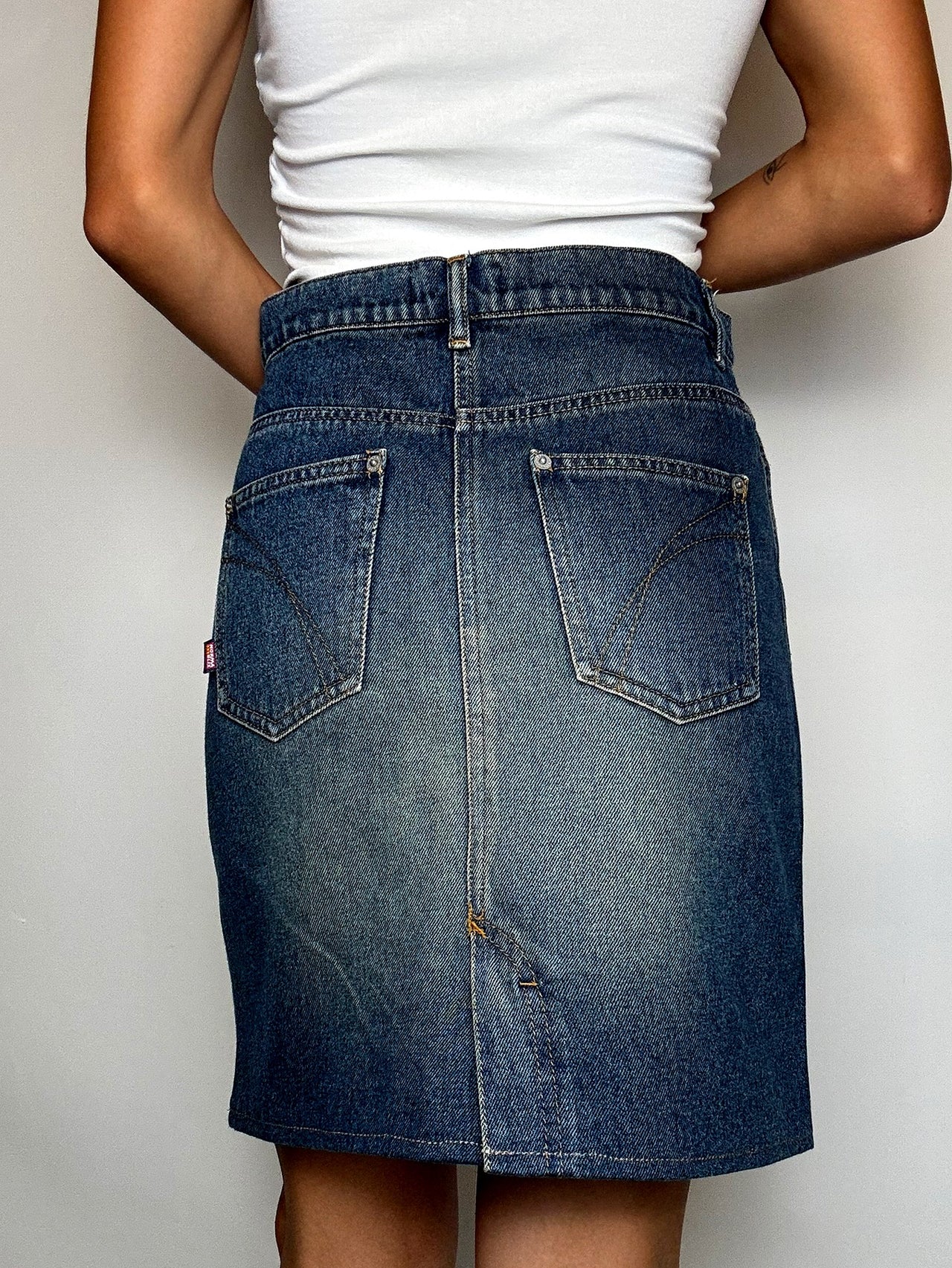 Jupe en jean S/M vintage