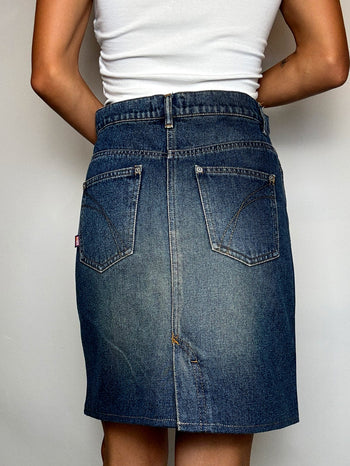 Jupe en jean S/M vintage
