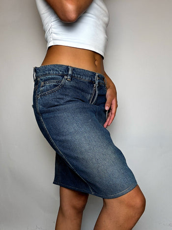 Jupe en jean S/M vintage