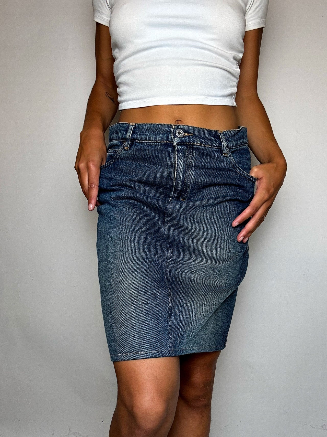Jupe en jean S/M vintage