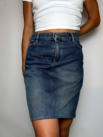 Jupe en jean S/M vintage
