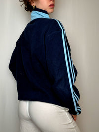 Polaire épaisse bleu Arsenal Adidas S vintage