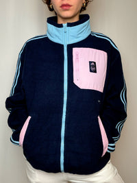 Polaire épaisse bleu Arsenal Adidas S vintage
