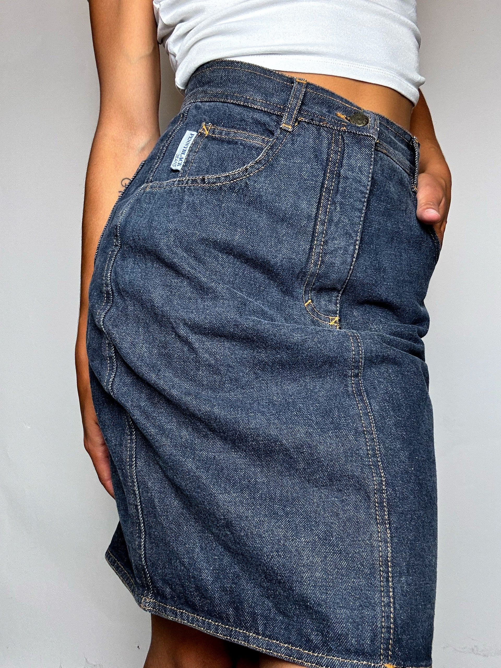 Jupe en denim M vintage