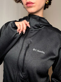 Polaire zippée grise Columbia M vintage