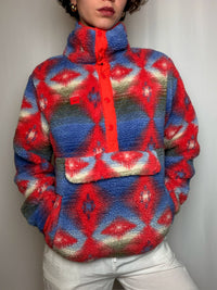 Polaire molletonnée à zip BILLABONG XS vintage