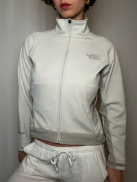 Polaire blanche North Face XS vintage