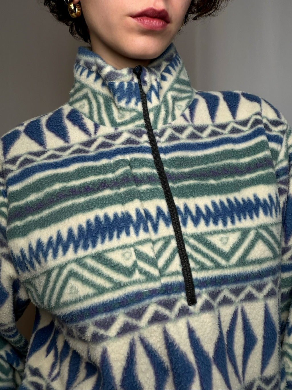 Polaire épaisse à motifs BILLABONG S vintage