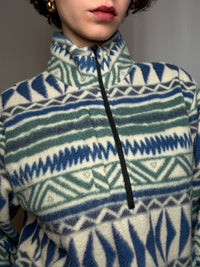 Polaire épaisse à motifs BILLABONG S vintage