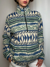 Polaire épaisse à motifs BILLABONG S vintage