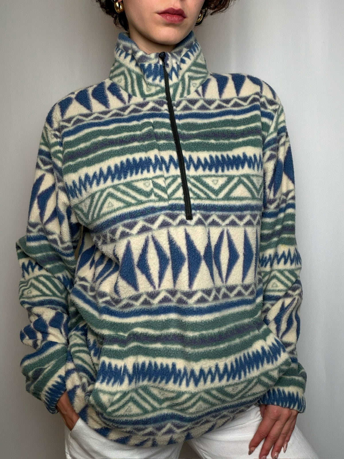 Polaire épaisse à motifs BILLABONG S vintage