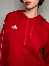 Hoodie rouge Adidas XL vintage
