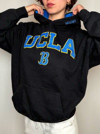 Hoodie campus noir UCLA L vintage