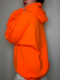 Hoodie orange vif XL vintage