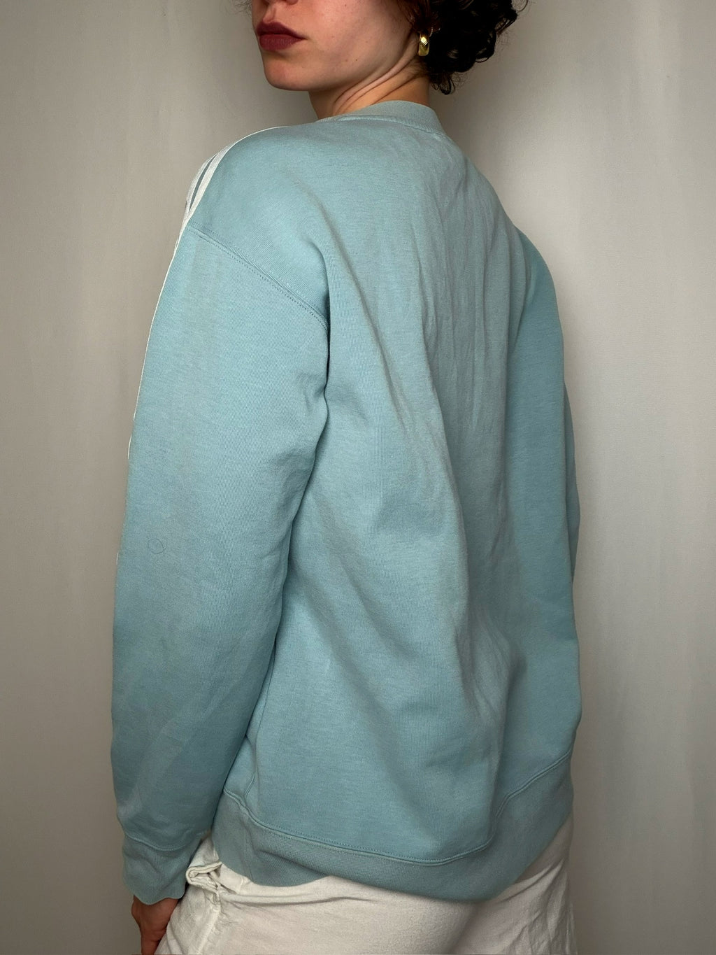 Sweat crewneck babyblue Adidas XS vintage