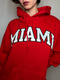 Hoodie rouge MIAMI JanSport XL vintage