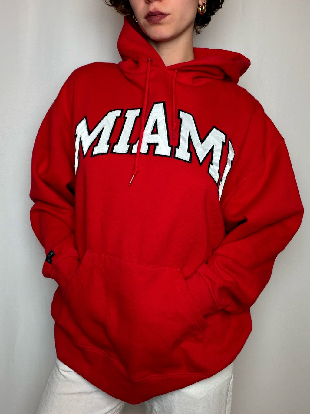 Hoodie rouge MIAMI JanSport XL vintage