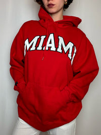 Hoodie rouge MIAMI JanSport XL vintage