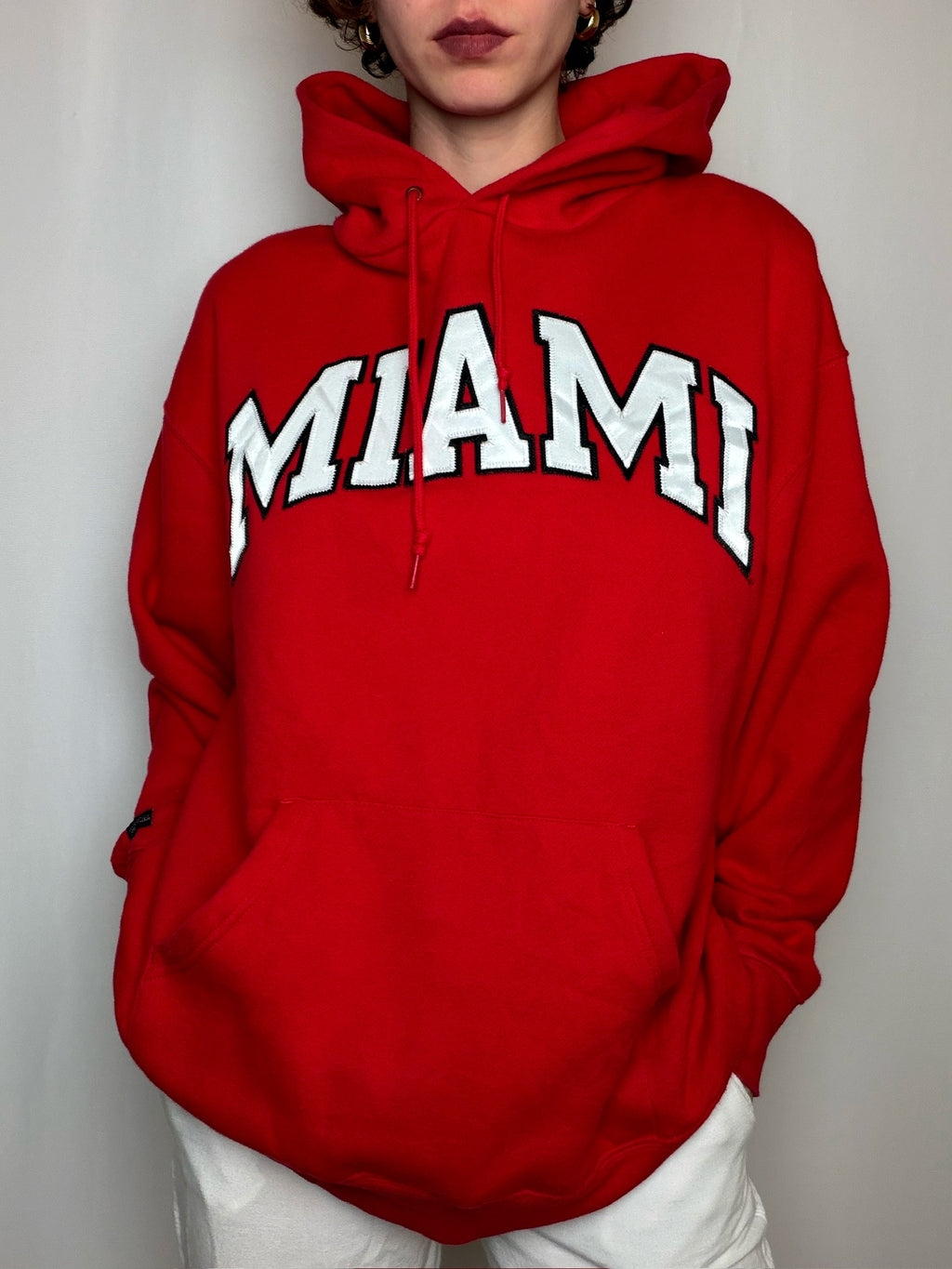 Hoodie rouge MIAMI JanSport XL vintage