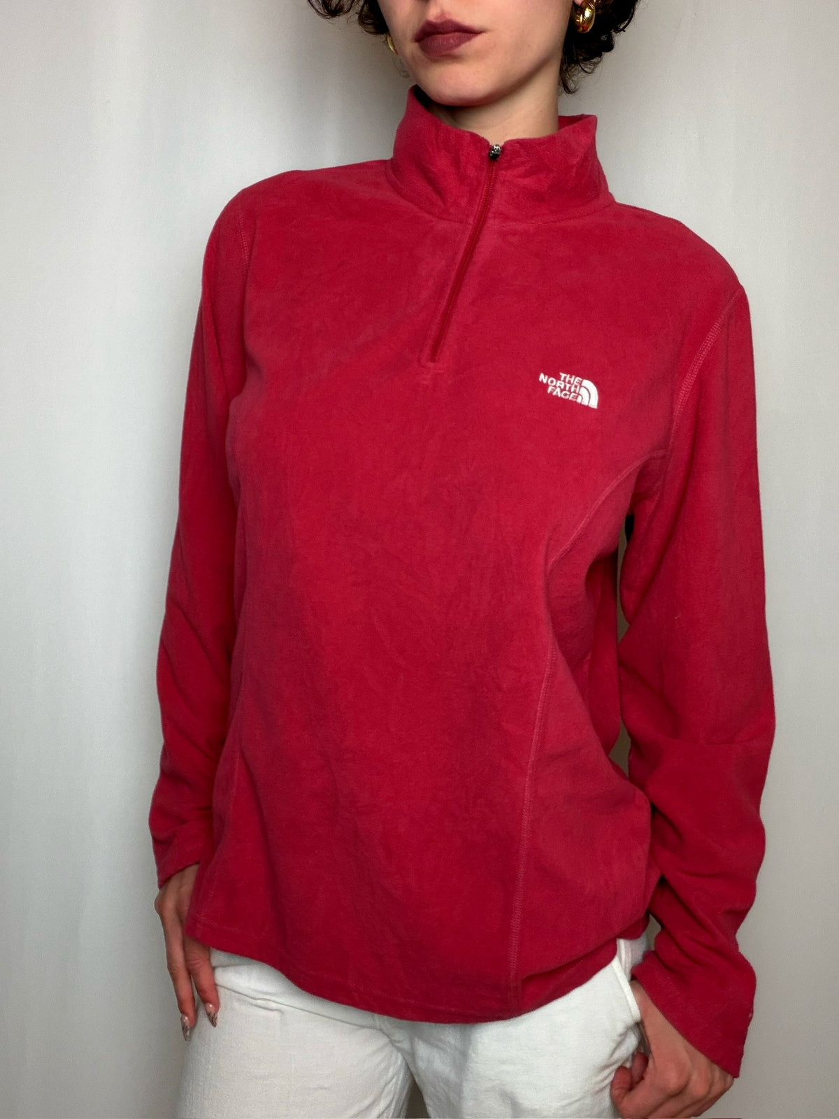 Polaire rouge North Face XL vintage