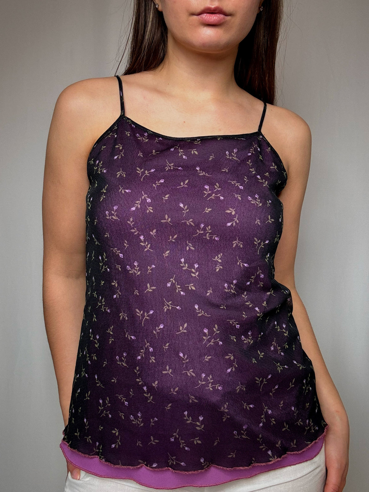Top en bretelle M/L vintage