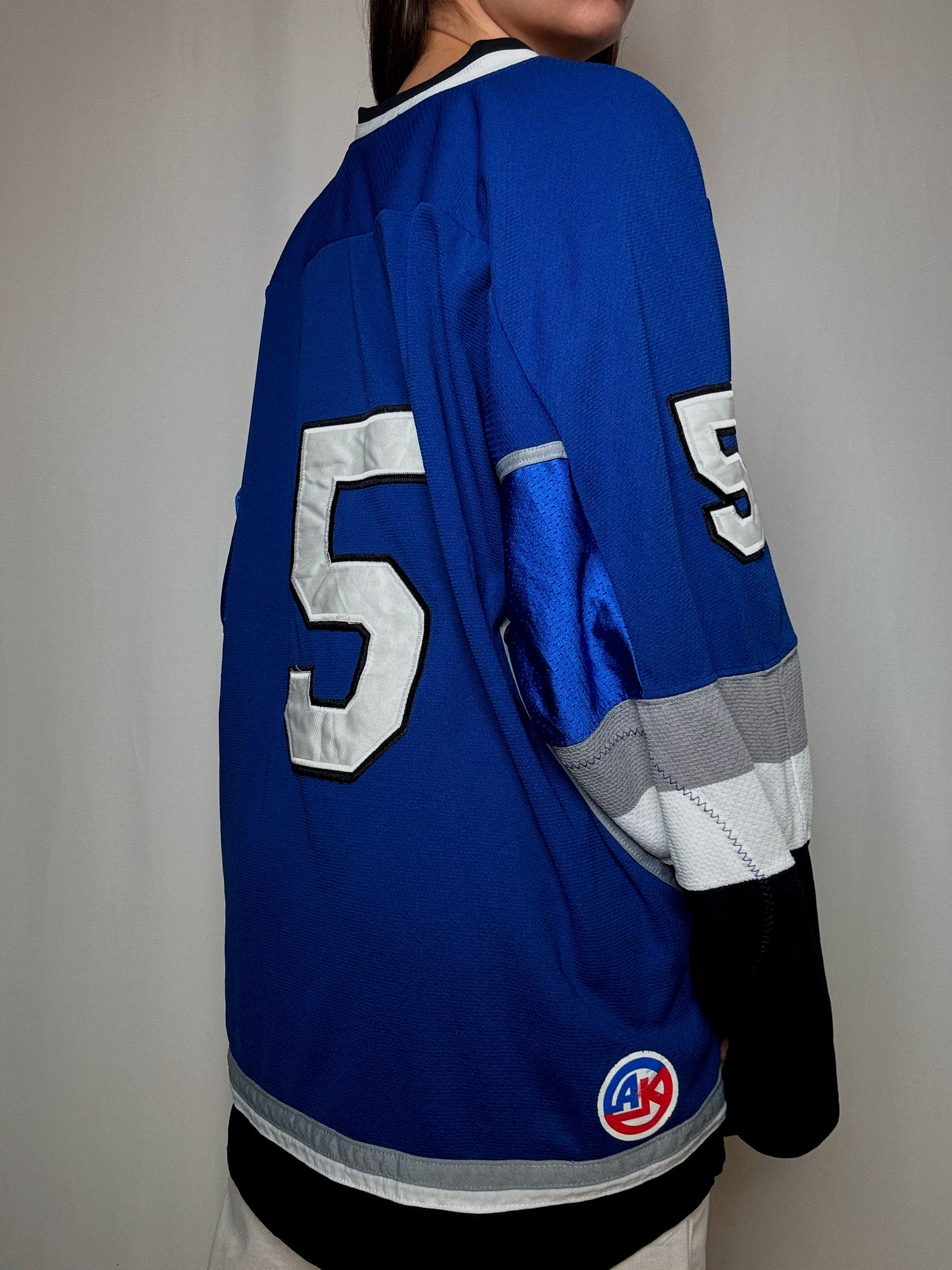 Maillot de hockey bleu XL vintage