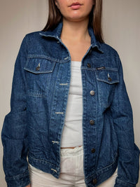 Veste en denim brut L vintage
