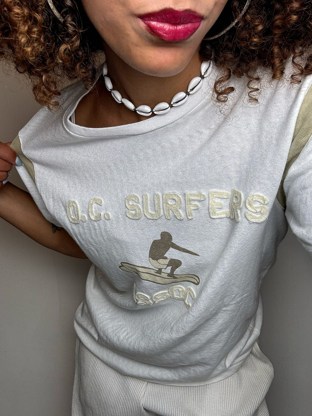 LEVI'S S vintage white short-sleeved T-shirt