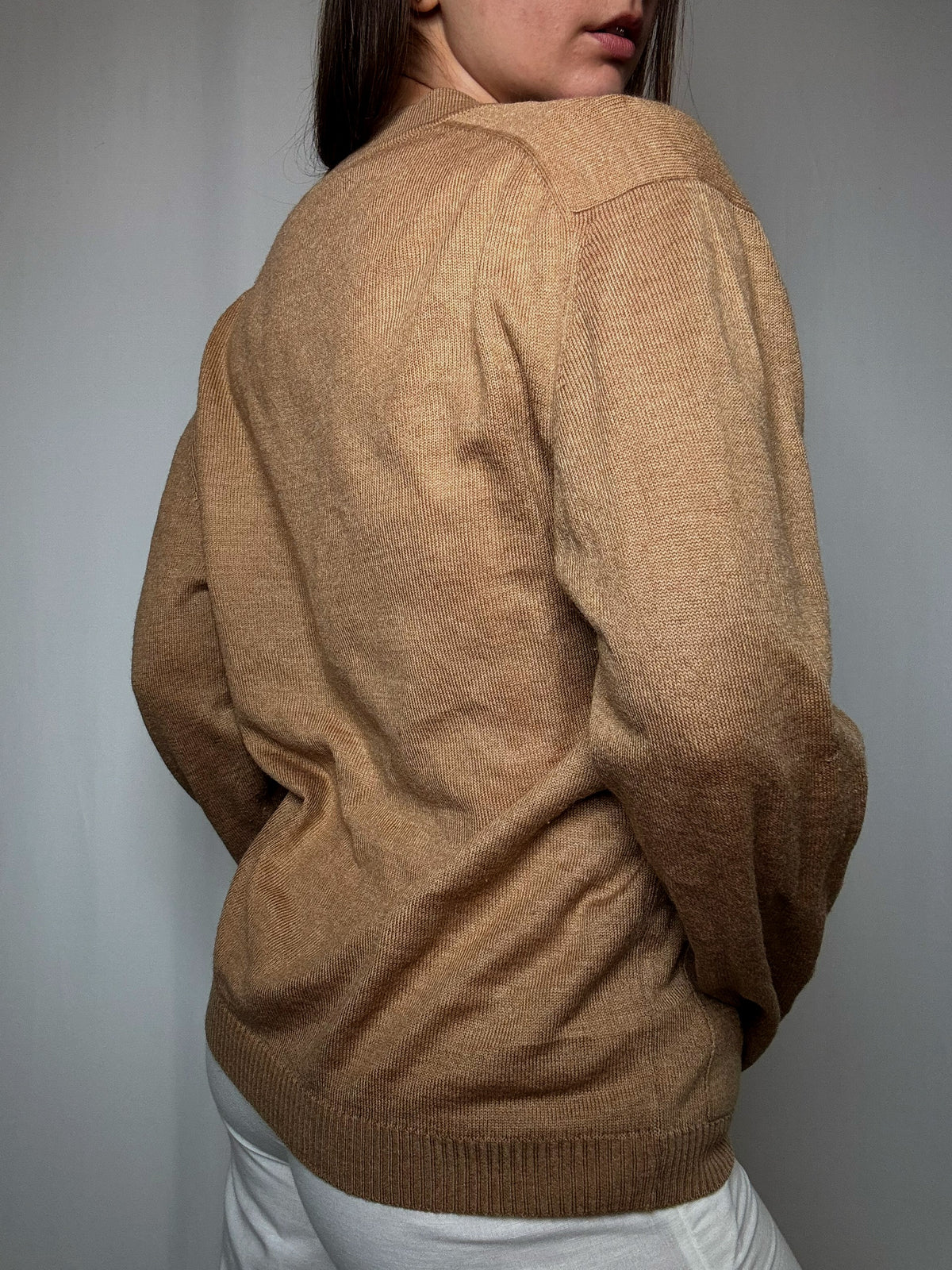 Cardigan beige Lacoste 2XL vintage