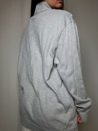 Grauer Trucker-Pullover XL, Vintage