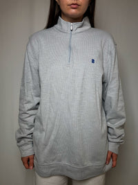Grauer Trucker-Pullover XL, Vintage