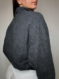 Sweat crop gris Nike L vintage