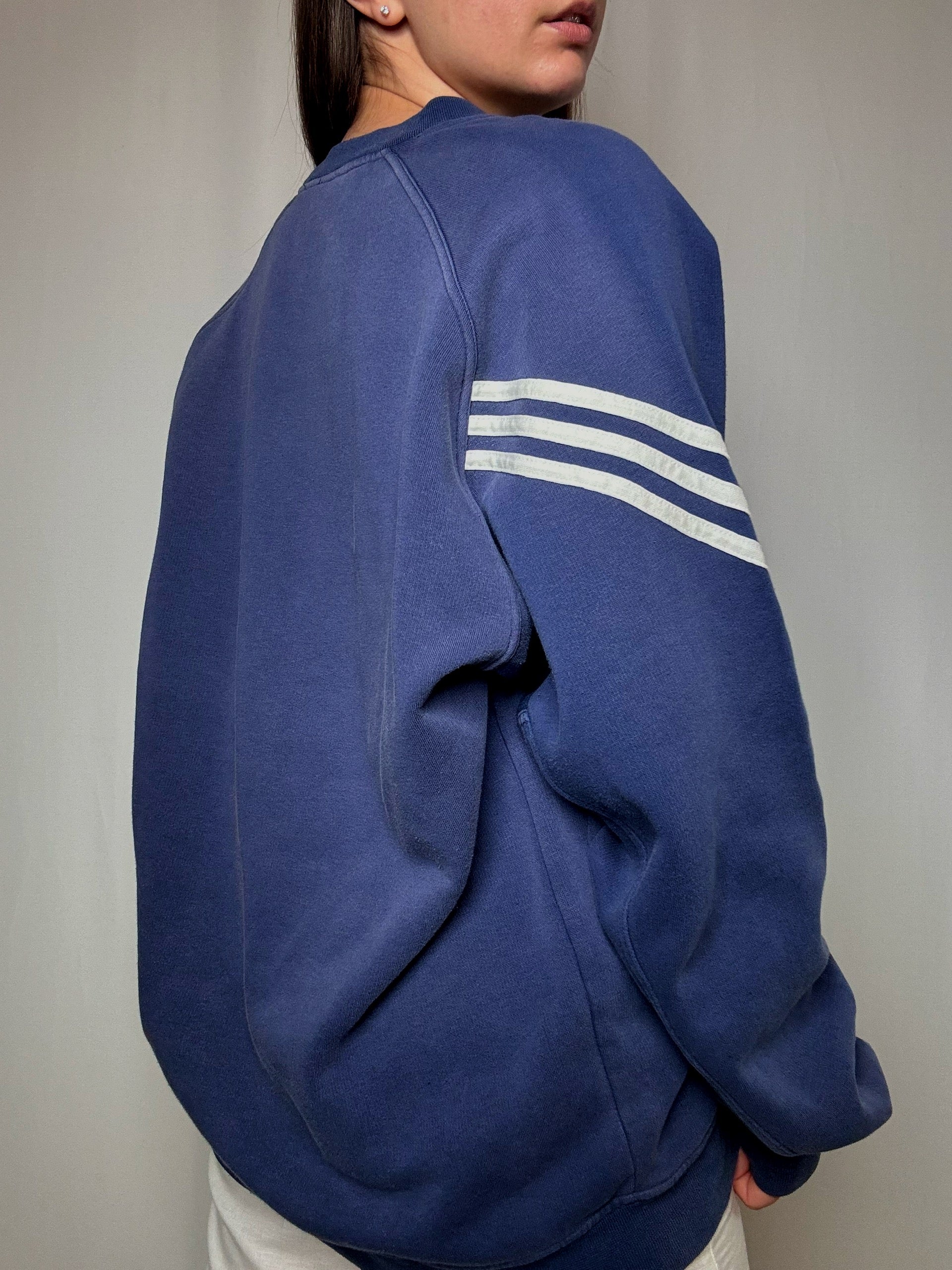 Sweat Adidas bleu XL vintage