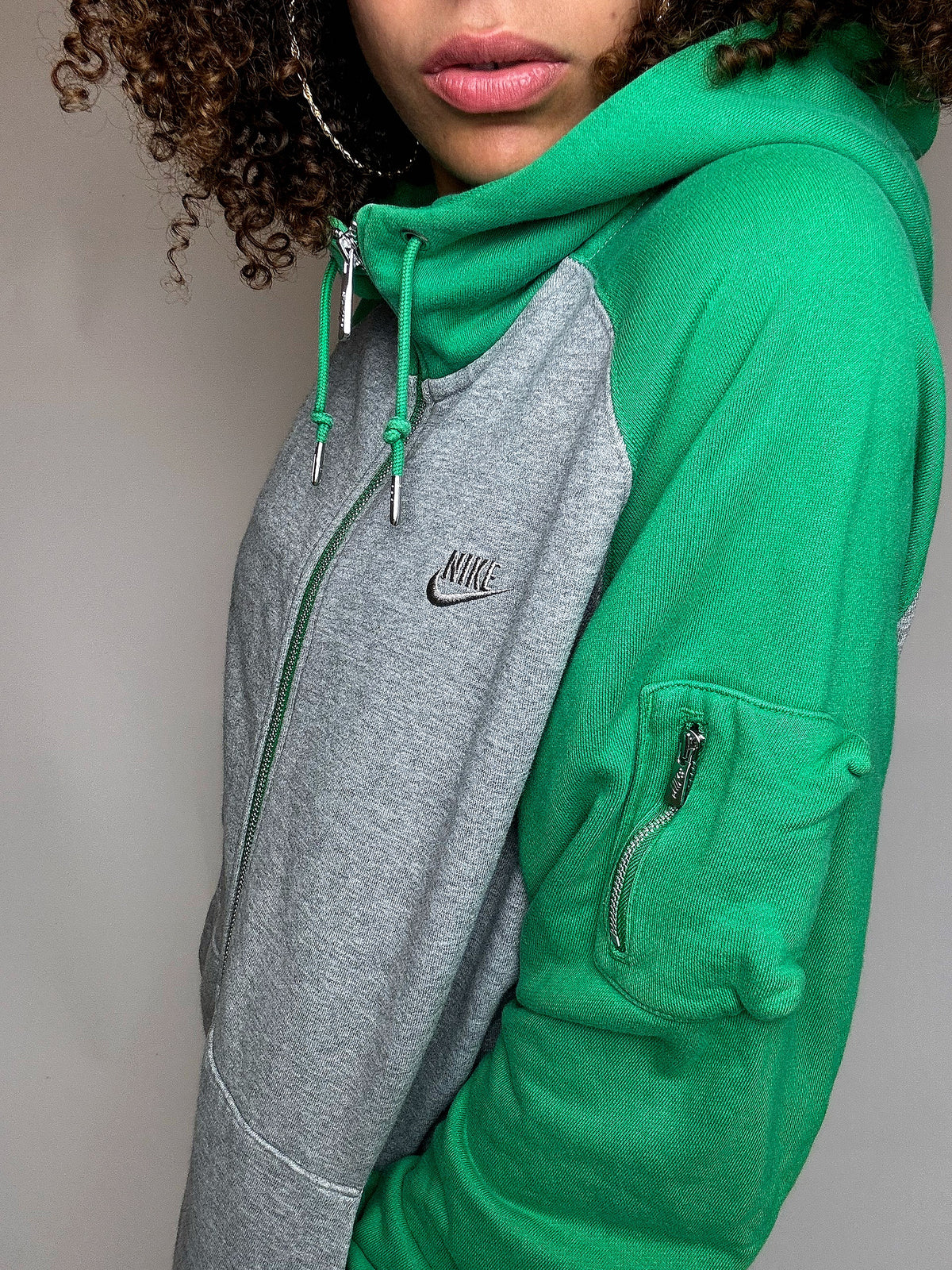 Jacket de sport bicolore NIKE L vintage