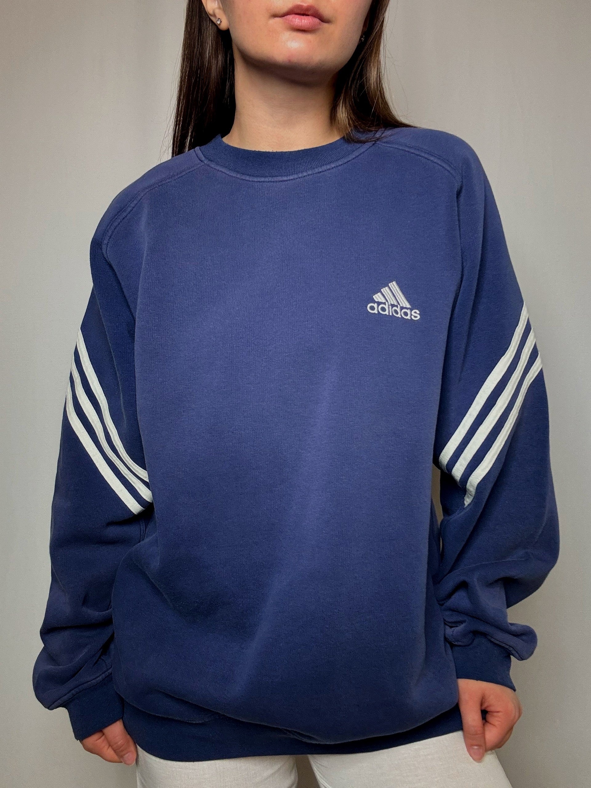 Sweat Adidas bleu XL vintage