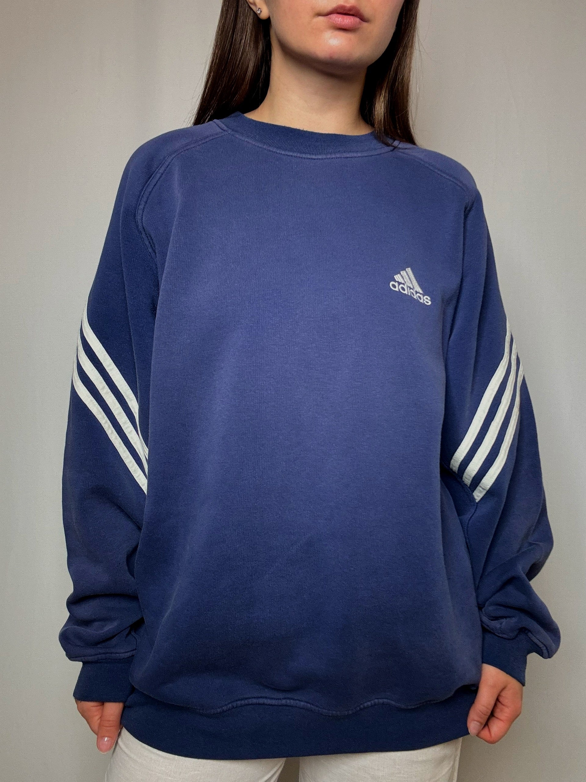 Sweat Adidas bleu XL vintage
