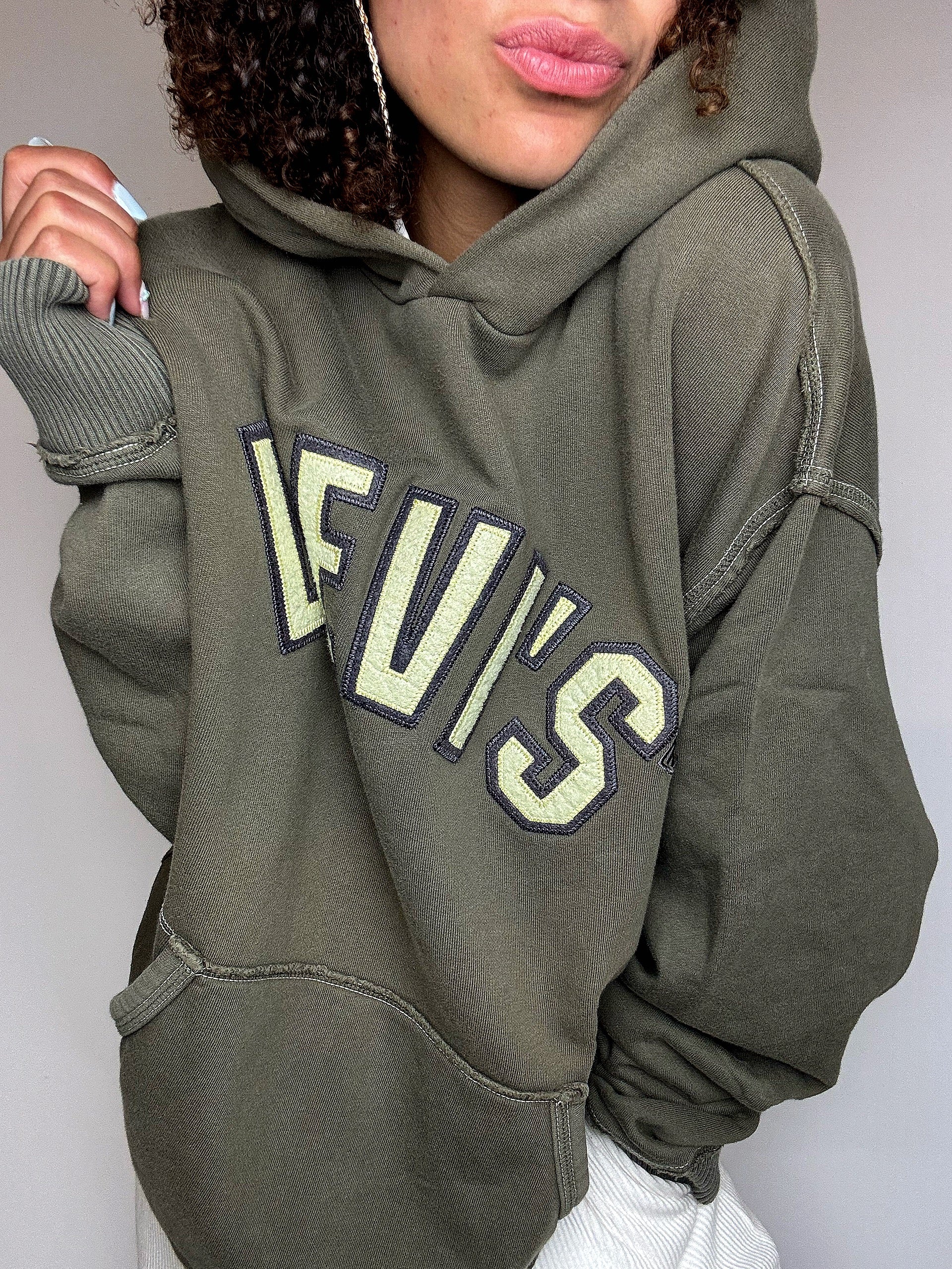 LEVI'S XL Vintage Khaki Hoodie