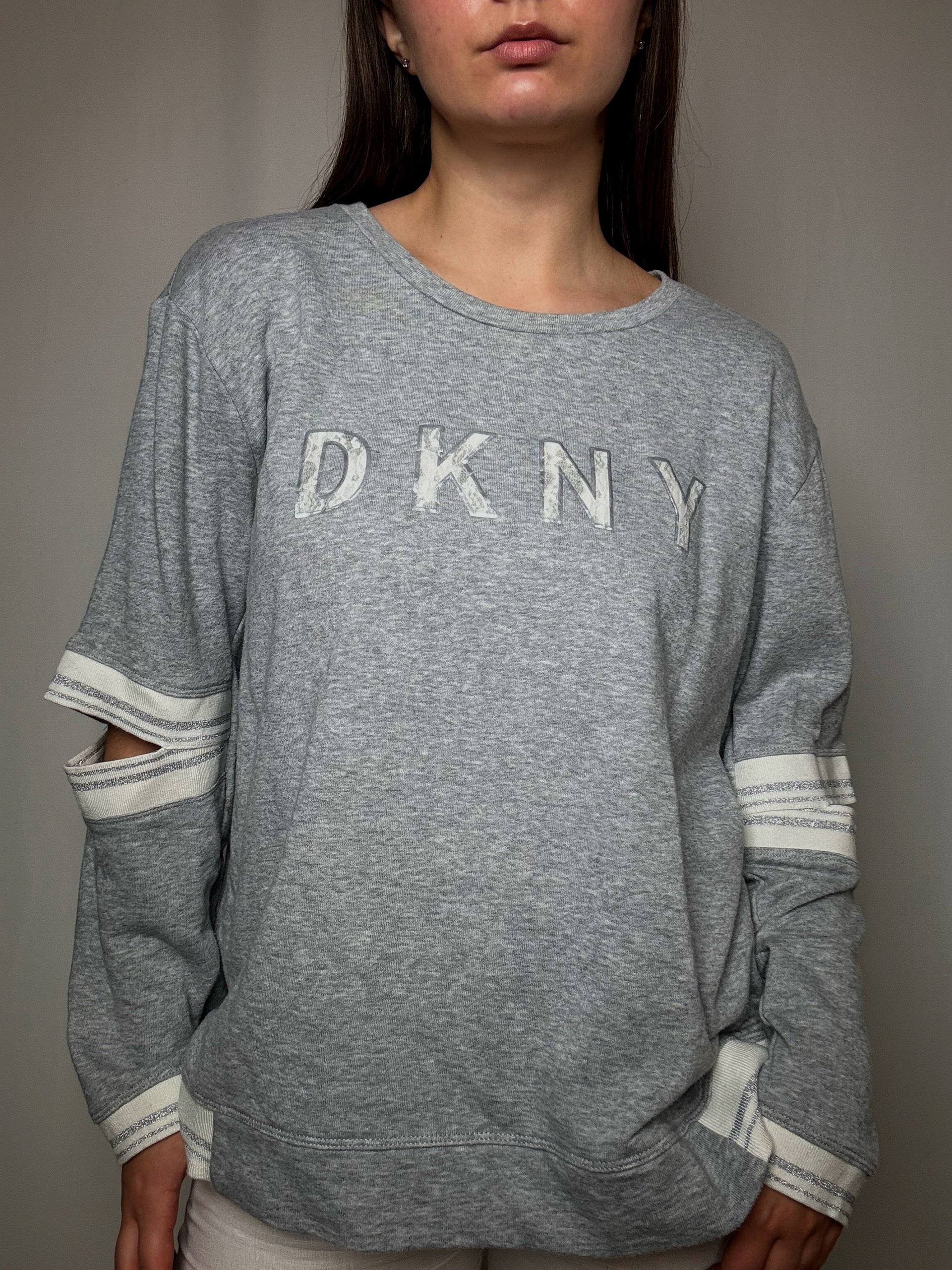 Vintage DKNY XL grey sweatshirt