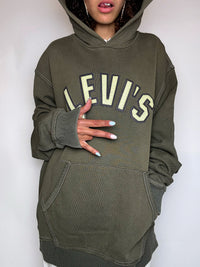 LEVI'S XL Vintage Khaki Hoodie