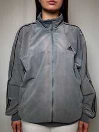 Bomber gris Adidas L vintage